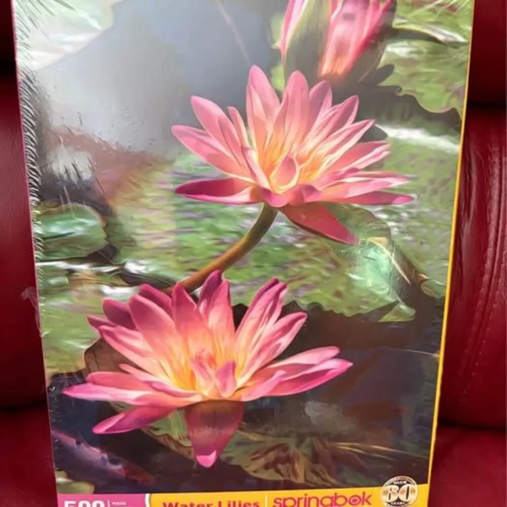 Springbok jigsaw puzzle   Water Lilies 500 pcs Piece New Nib Sealed